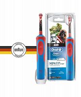 Зубная щетка электрическая Oral-B Stages Power StarWars красный/синий