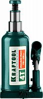 Домкрат Kraftool Double Ram 43463-4 бутылочный гидравлический зеленый