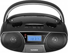 Аудиомагнитола Telefunken TF-SRP3446 черный 3Вт/MP3/FM(dig)/USB/SD