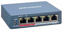 Коммутатор Hikvision DS-3E1105P-EI 5x100Mb 4PoE+ 60W управляемый