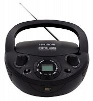 Аудиомагнитола Hyundai H-PCD200 черный 2Вт/CD/CDRW/MP3/FM(dig)/USB