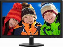 Монитор Philips 21.5" 223V5LHSB2 (00/01) черный TN LED 16:9 HDMI матовая 600:1 200cd 1920x1080 D-Sub FHD 2.61кг