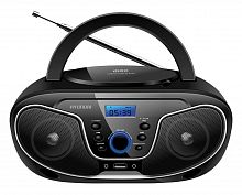 Аудиомагнитола Hyundai H-PCD140 черный/серый 4Вт/CD/CDRW/MP3/FM(dig)/USB