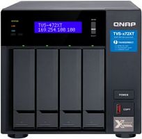 Сетевое хранилище NAS Qnap Original TVS-472XT-PT-4G 4-bay настольный Pentium G5400T