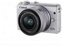 Фотоаппарат Canon EOS M100 белый 24.2Mpix 3" 1080p WiFi 15-45 IS STM LP-E12 (с объективом)