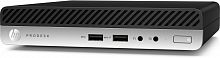 ПК HP ProDesk 400 G4 Mini i5 8500T (2.1)/8Gb/500Gb 7.2k/UHDG 630/Windows 10 Professional 64/GbitEth/65W/клавиатура/мышь/черный