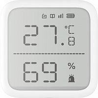 Датчик темпер./влажн. Hikvision DS-PDTPH-E-WE белый