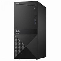 ПК Dell Vostro 3670 MT i3 9100 (3.6)/4Gb/1Tb 7.2k/UHDG 630/DVDRW/CR/Windows 10 Home 64/GbitEth/WiFi/BT/290W/клавиатура/мышь/черный