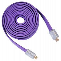 Кабель аудио-видео Buro HDMI 1.4 HDMI (m)/HDMI (m) 5м. черный (HDMI 19M-19M V1.4 FL)
