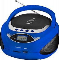 Аудиомагнитола Telefunken TF-CSRP3494B синий 2Вт/CD/CDRW/MP3/FM(an)/USB/BT/SD/MMC
