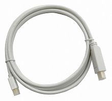 Кабель аудио-видео Buro 1.2v miniDisplayport (m)/HDMI (m) 2м. Позолоченные контакты белый (BHP MDPP-HDMI-2)