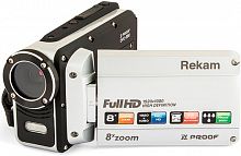 Видеокамера Rekam DVC-380 серебристый IS el 2.7" 1080p SDHC+MMC Flash/Flash