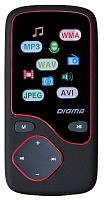 Плеер Flash Digma Cyber 3L 4Gb черный/красный/1.8"/FM/microSDHC
