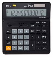 Калькулятор бухгалтерский Deli EM01020 черный 12-разр.