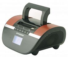 Аудиомагнитола Hyundai H-PAS240 черный/коричневый 6Вт/MP3/FM(dig)/USB/SD