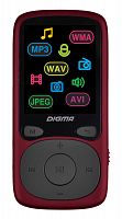Плеер Hi-Fi Flash Digma B4 8Gb красный/1.8"/FM/microSDHC