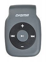 Плеер Digma P2 серый/черный/microSD/clip