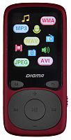 Плеер Flash Digma B3 8Gb красный/1.8"/FM/microSD