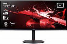 Монитор Acer 34" Nitro XV340CKPbmiipphzx черный IPS LED 1ms 21:9 HDMI M/M матовая HAS Pivot 1000:1 250cd 178гр/178гр 3440x1440 DisplayPort Ultra HD 2K (1440p) USB 8.9кг