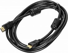 Кабель аудио-видео Ningbo HDMI (m)/HDMI (m) 3м. феррит.кольца Позолоченные контакты черный (HDMI-3M-MG(VER1.4))